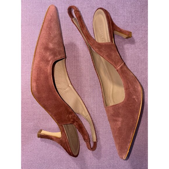 Flattered Franchesca Slingback Heels in Rust 37 Womens Pumps Shoes - Picture 8 of 11